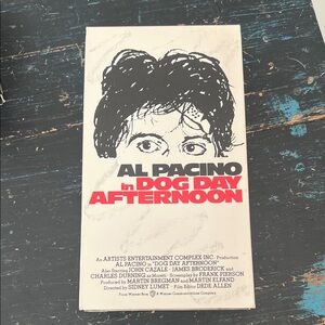 Dog Day Afternoon (1975) VHS (1989) Video Al Pacino